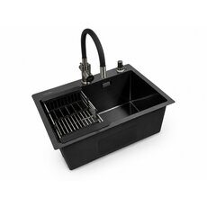 Кухонна мийка Ventolux HMKS 5843 PVD BK 3/0,6