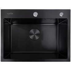 Кухонная мойка Ventolux HMKS 5843 PVD BK 3/0,8