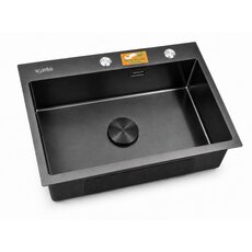 Кухонна мийка Ventolux HMKS 5843 PVD BK 3/0,8