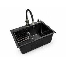 Кухонна мийка Ventolux HMKS 5843 PVD BK 3/0,8