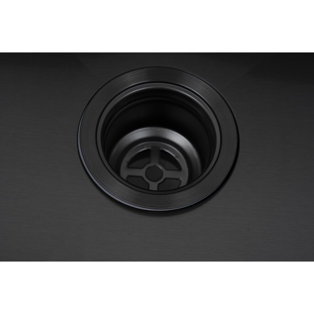 Фото - Кухонна мийка Ventolux HMKS 6045 PVD BK 3/0,6