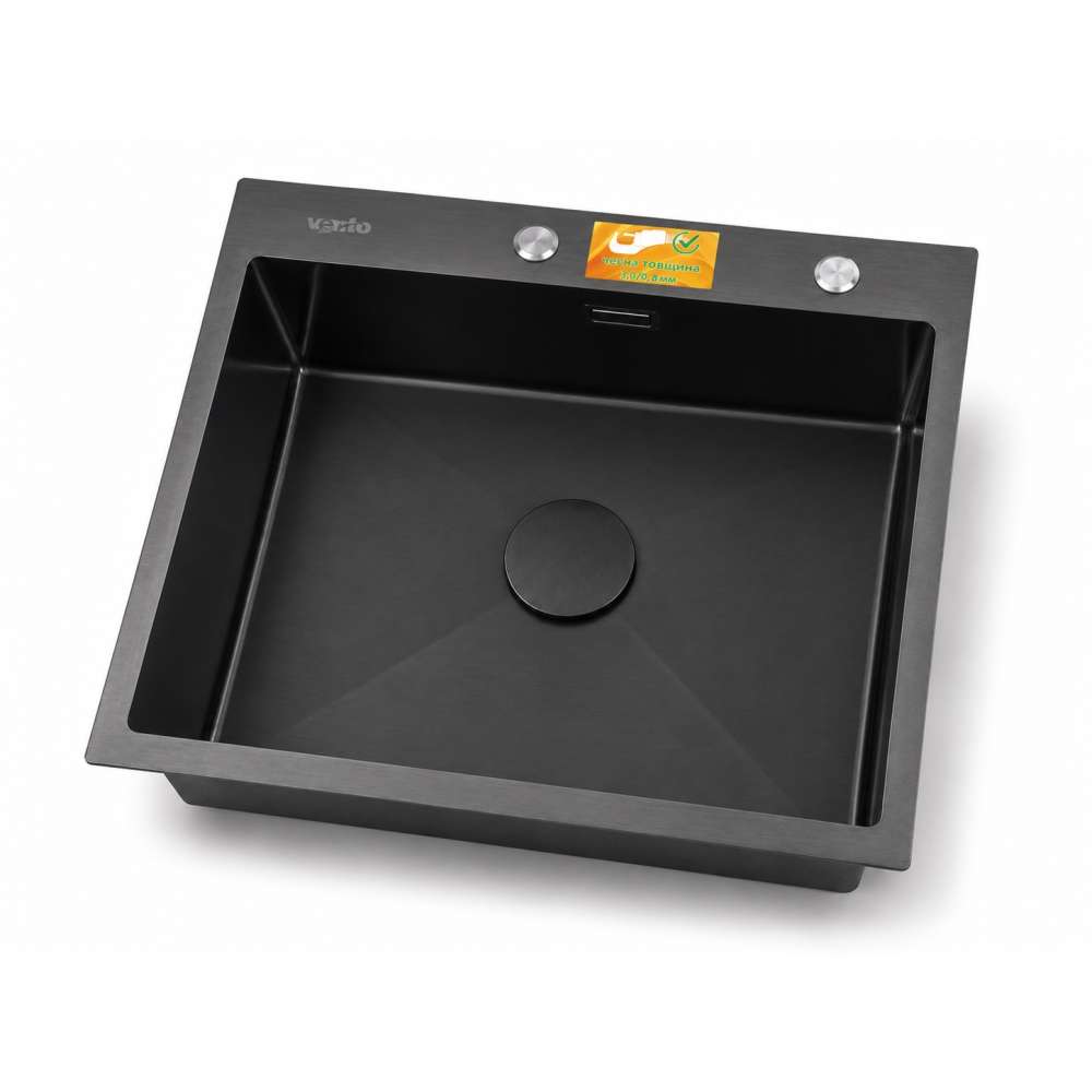 Фото - Кухонная мойка Ventolux HMKS 6050 PVD BKS 3/0,8
