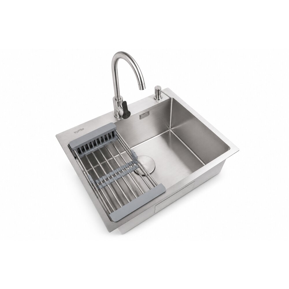 Фото - Кухонна мийка Ventolux HMKS 6050 SS MC DECOR 3/0,6