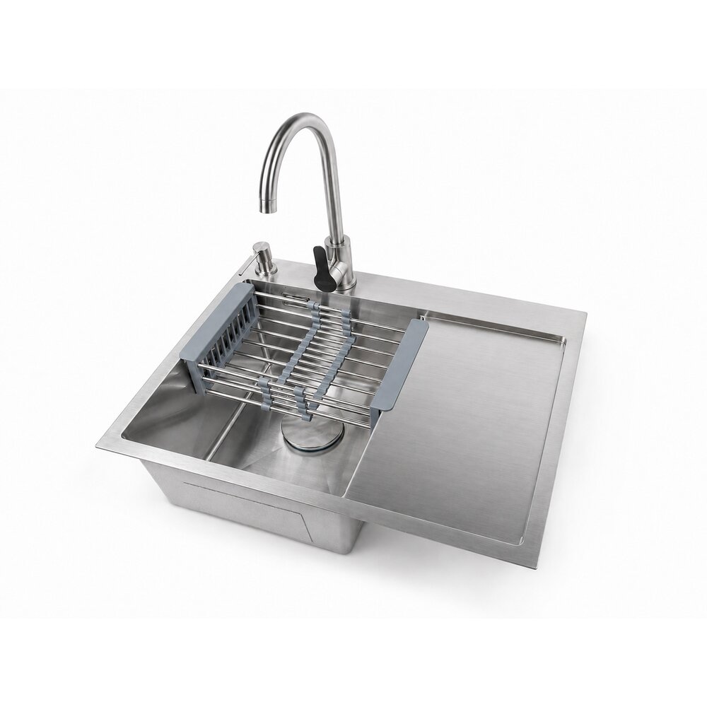 Фото - Кухонна мийка Ventolux HMKS LW 6550 SS 3/0,8