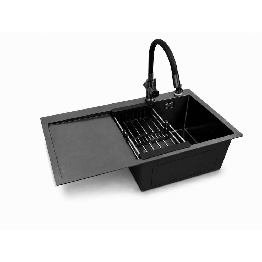 Фото - Кухонна мийка Ventolux HMKS RW 7850 PVD BK 3/0,8