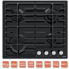 Варильна поверхня HG640-DA3 CS (BK) Варильна поверхня HG640-DA3 CS (BK)