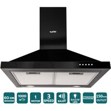 Витяжка LAZIO 60 BK (1000) LED