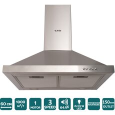 Витяжка LAZIO 60 INOX (1000) LED