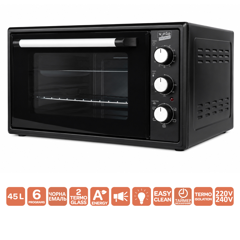Фото - Электрические печи NIKA 45 (BK) 2G