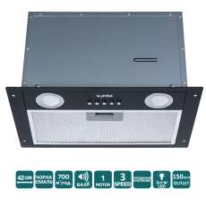 Витяжка PUNTO 42 BK (700) PB