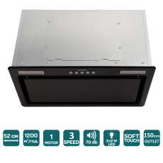 Витяжка PUNTO 52 BKG (1200) ST