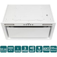 Витяжка PUNTO 52 WHG (1000) ST