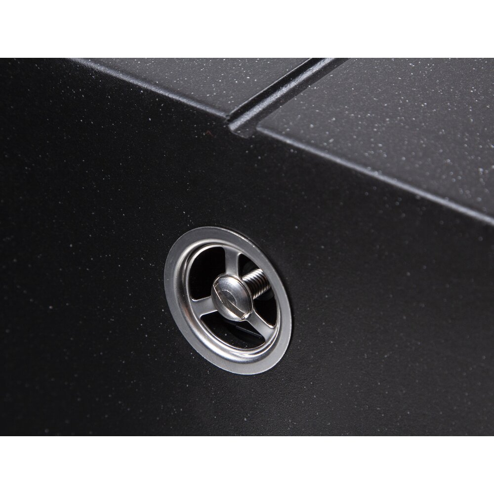 Кухонные мойки SILVIA (BLACK QUARTZ) 610х495х210 Фото - Кухонные мойки SILVIA (BLACK QUARTZ) 610х495х210