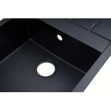 Кухонна мийка Ventolux SILVIA (BLACK QUARTZ) 650х500х200