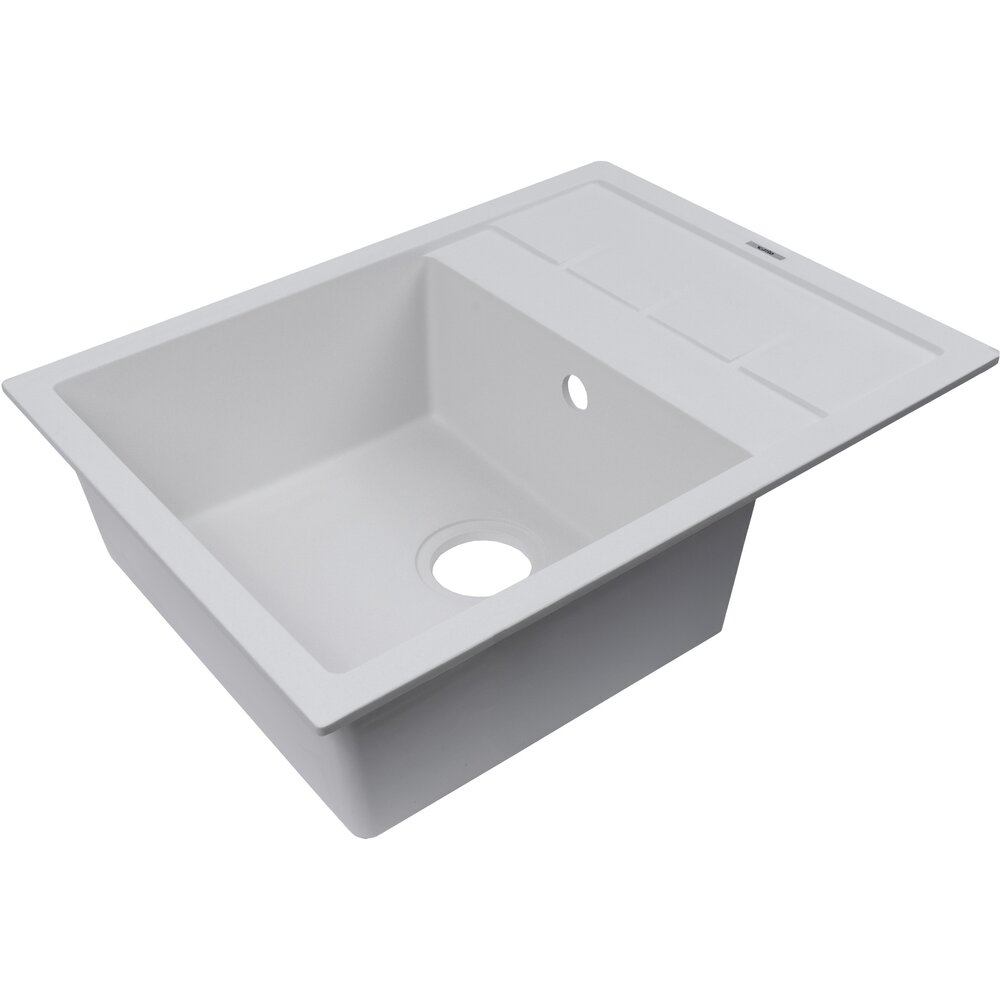 Фото - Кухонная мойка Ventolux SILVIA (WHITE QUARTZ) 650х500х200