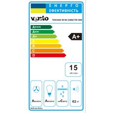 Витяжка TOSCANA 90 BK (1000) TRC MM