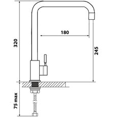 Змішувач Ventolux 323.250 GRAY QUARTZ Змішувач Ventolux 323.250 GRAY QUARTZ