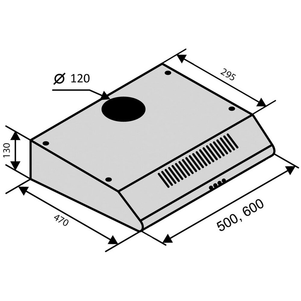 Фото - Вытяжка ALDO 50 BR