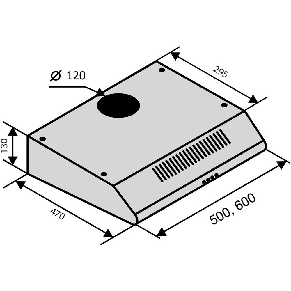 Фото - Витяжка ALDO 60 INOX