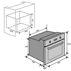 Духовые шкафы BRISTOL 6 MT (WH) Духовые шкафы BRISTOL 6 MT (WH)