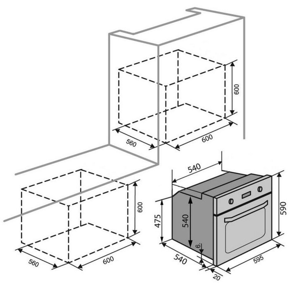 Фото - Духовые шкафы CALGARY DX