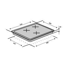Варочная поверхность CH 43 TC SL Варочная поверхность CH 43 TC SL