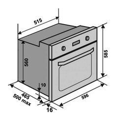 Электрические духовые шкафы EO60TC-5P BG