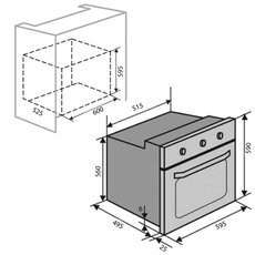 Духовые шкафы EO60TC-6P MBG