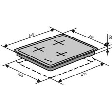Варильна поверхня HG430-B3 S (AN) Варильна поверхня HG430-B3 S (AN)