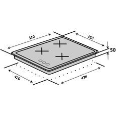 Варильна поверхня HG430 L7 CEST (BK)
