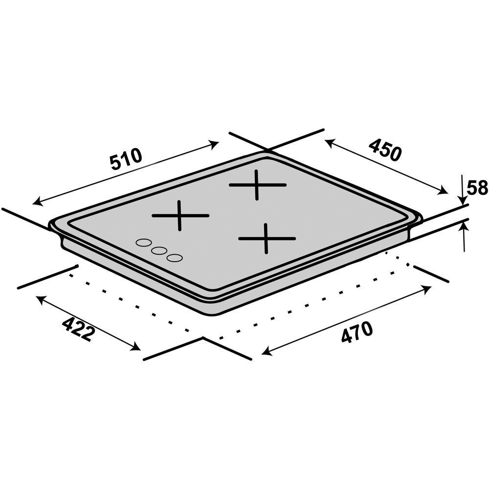Фото - Варочная поверхность HG430 L7 CS (BK)