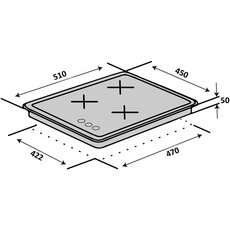 Варильна поверхня HG430 L7G CEST (BK)