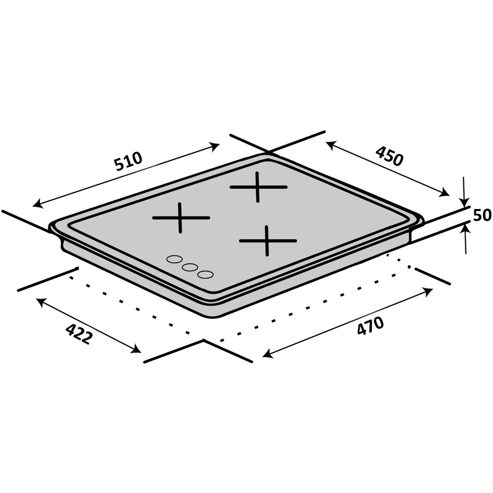 Фото - Варильна поверхня HG430 L7G CEST (WH)