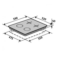 Варочная поверхность HG622 B7G CS (BK)