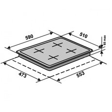 Варильна поверхня HG C7 CS (BK)
