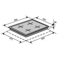 Варочная поверхность HG L7G CS (BK)