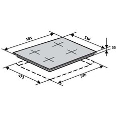 Варильна поверхня HG L8G CEST (MBG)