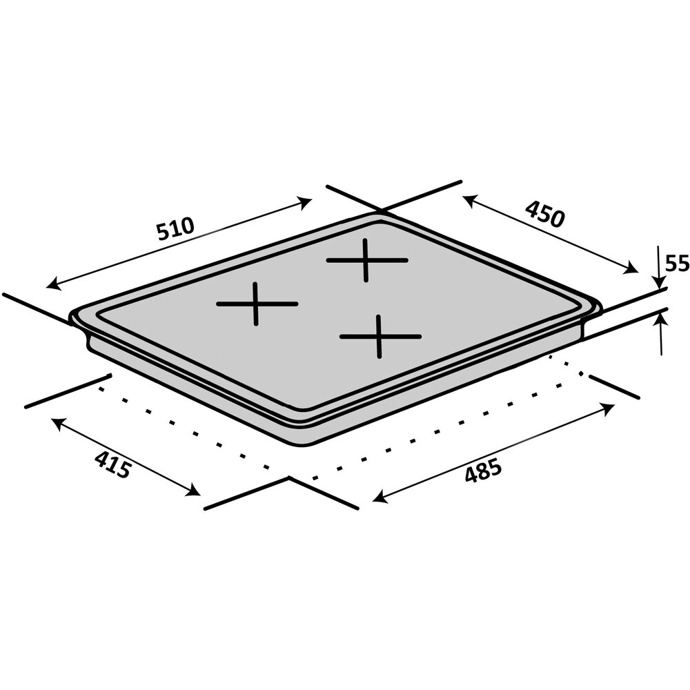Фото - Индукционная варочная поверхность HI 43 TC FBS