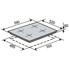 Варочная поверхность HI 64 TC FBS SQFZ SL (GRS) Варочная поверхность HI 64 TC FBS SQFZ SL (GRS)