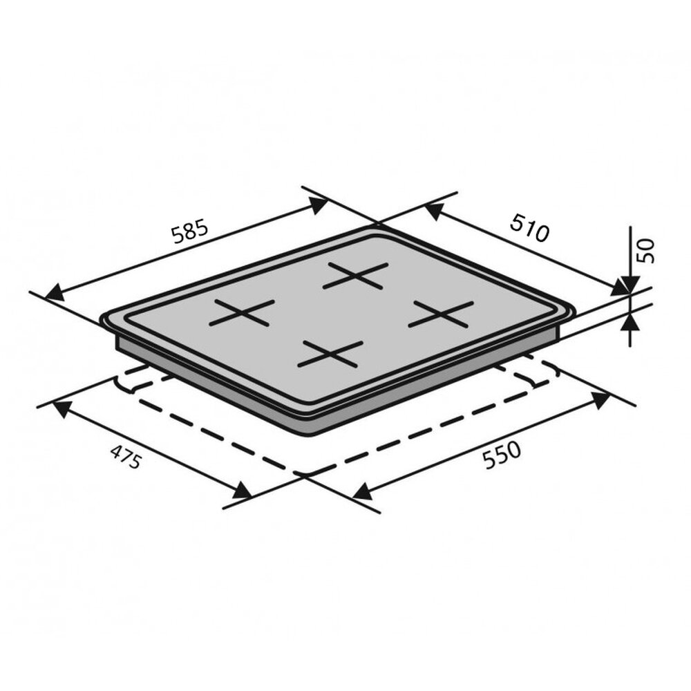 Варочная поверхность HSF640-T2G CEST (SAND) Фото - Варочная поверхность HSF640-T2G CEST (SAND)