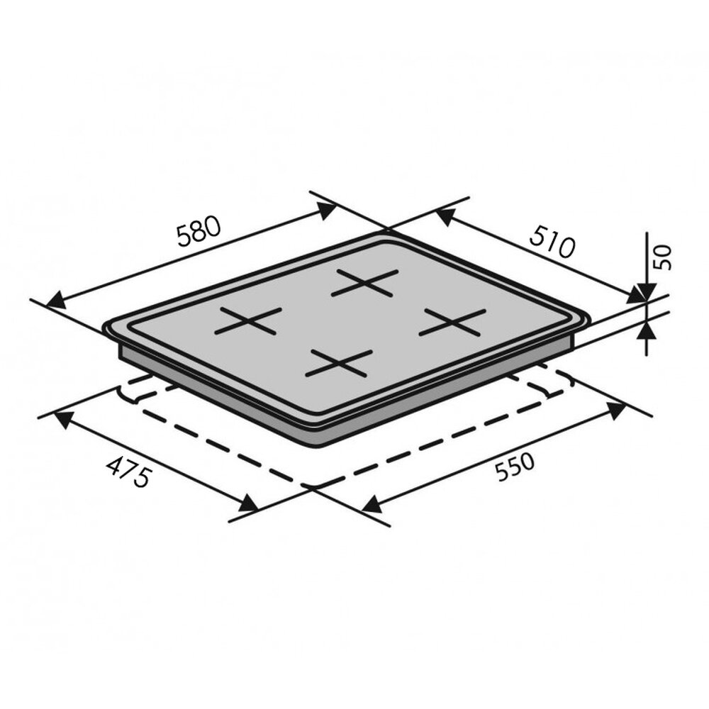 Фото - Варочная поверхность HSF640-F2 CS (WH)