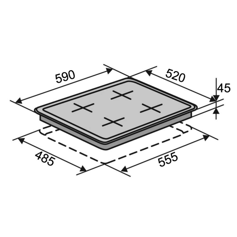 Фото - Электрическая Варочная поверхность HV 65 TC SL