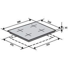 Варочная поверхность IH 64 TC FBS FZ SL MBG Варочная поверхность IH 64 TC FBS FZ SL MBG