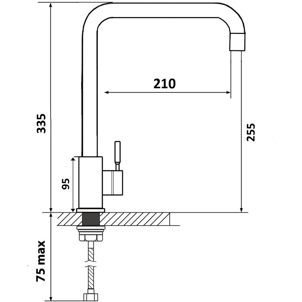 Фото - Смеситель Ventolux KF03 BN