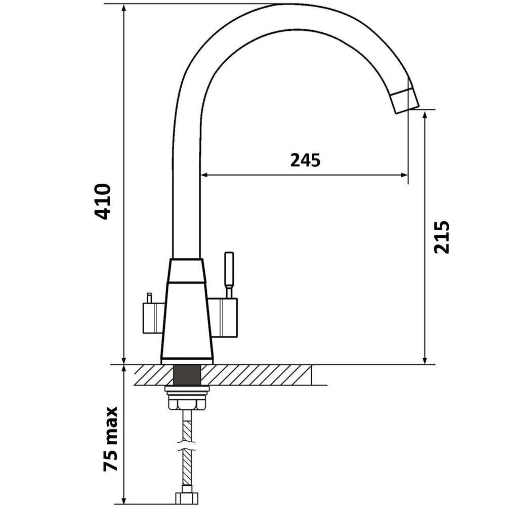 Фото - Смеситель Ventolux KFFPW 12 BN