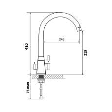 Змішувач Ventolux KFFPW 12 BN