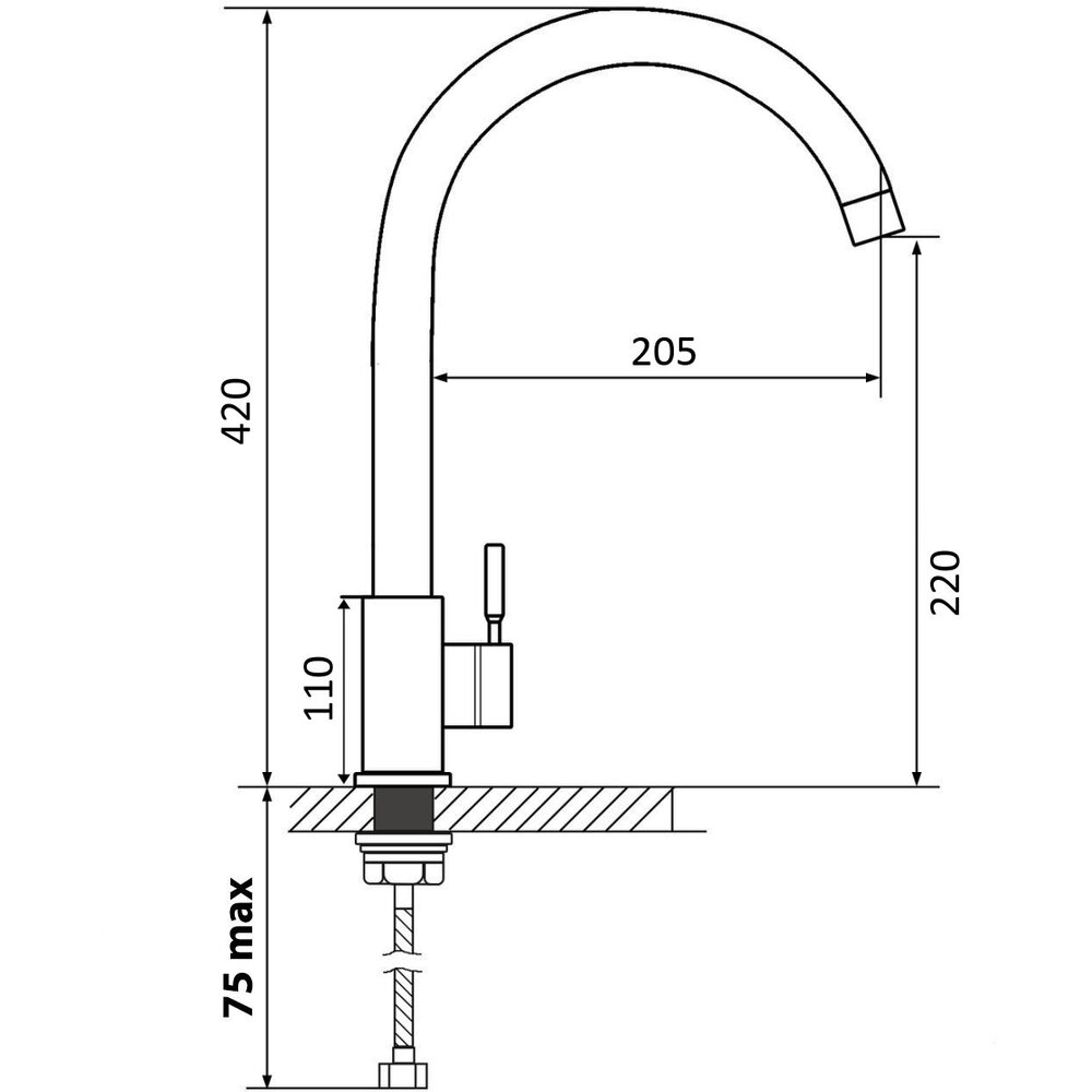 Фото - Змішувач Ventolux KFPFH05 BN 2F