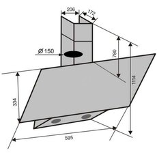 Витяжка MIRROR 60 MBG (1000) TC MS Витяжка MIRROR 60 MBG (1000) TC MS