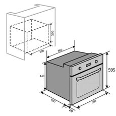 Духовые шкафы MONTE CARLO 6 RTC (X) Духовые шкафы MONTE CARLO 6 RTC (X)