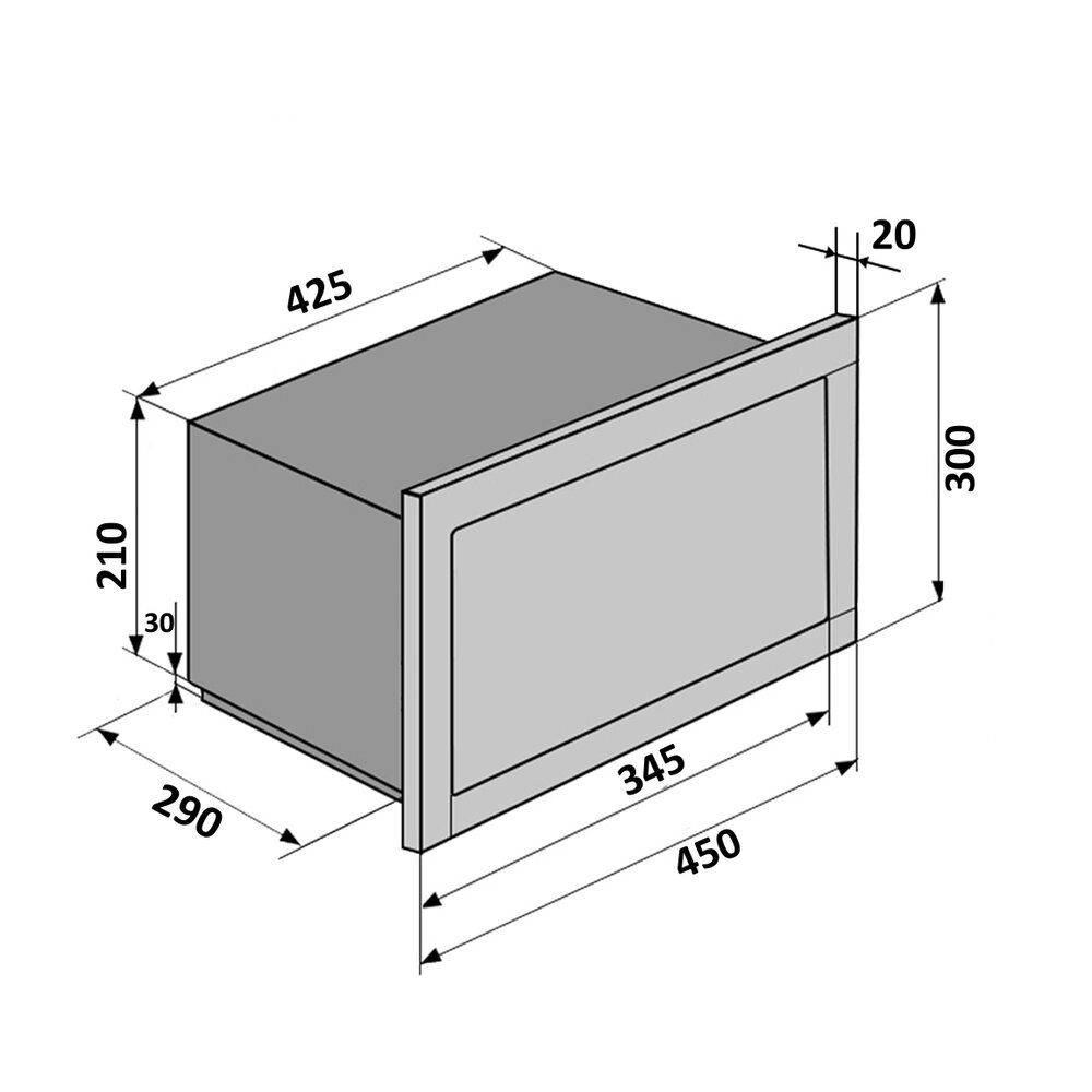 Фото - Мікрохвильові печі MWBI 15 G BK TC